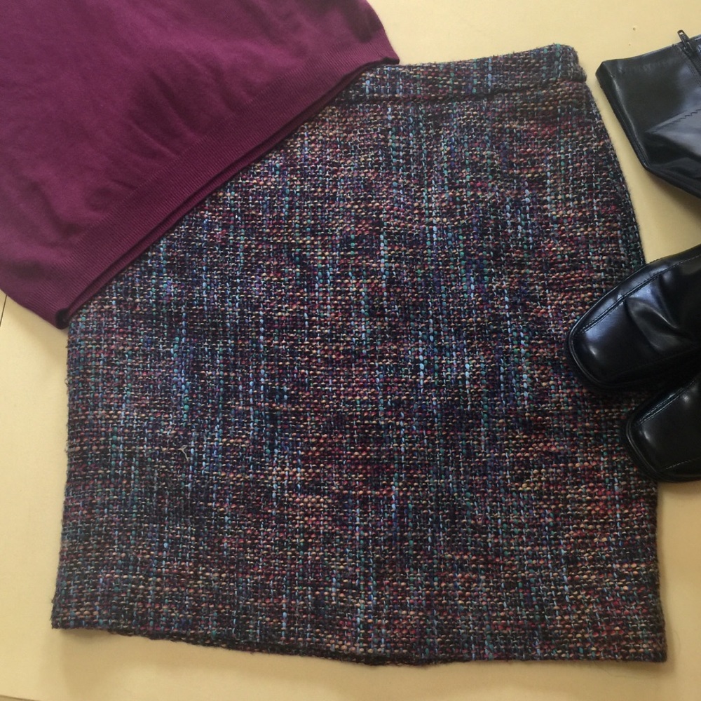 LOFT tweed skirt